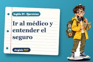 Ejercicios de inglés en el médico (B1) con Leo, el viajero de Anglais PDF