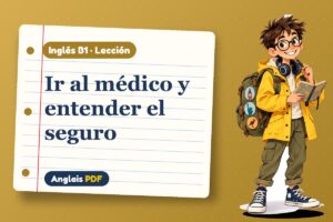 Lección de inglés en el médico (B1) con Leo, el viajero de Anglais PDF