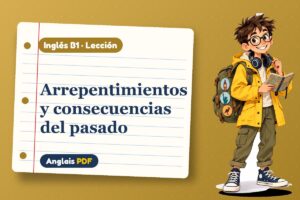 Lección del tercer condicional (B1) con Leo, el viajero de Anglais PDF
