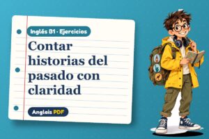 Ejercicios de los tiempos del pasado (B1) con Leo, el viajero de Anglais PDF
