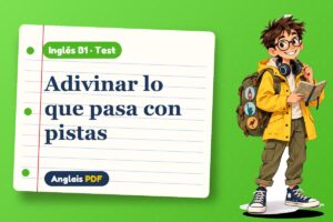 Test de modales de deducción (B1) con Leo, el viajero de Anglais PDF