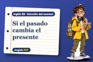 Examen resuelto de condicionales mixtos (B2) con Leo, el viajero de Anglais PDF