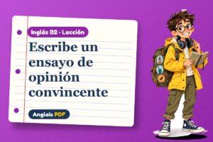 Lección de ensayos en inglés (B2) con Leo, el viajero de Anglais PDF