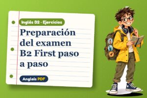 Ejercicios de preparación del B2 First (B2) con Leo, el viajero de Anglais PDF