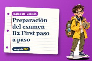 Lección de preparación del B2 First (B2) con Leo, el viajero de Anglais PDF