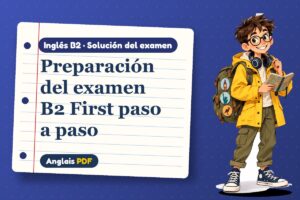 Examen resuelto del B2 First (B2) con Leo, el viajero de Anglais PDF