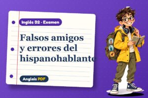 Examen de falsos amigos (B2) con Leo, el viajero de Anglais PDF