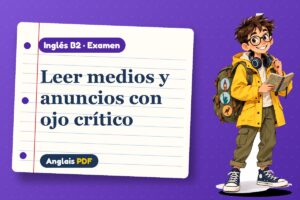 Examen de pensamiento crítico (B2) con Leo, el viajero de Anglais PDF