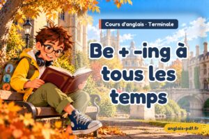 Cours d'anglais terminale : Be + -ing à tous les temps
