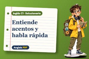 Solucionario de comprensión auditiva (C1) con Leo, el viajero de Anglais PDF