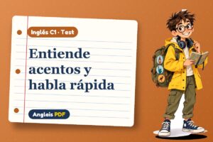 Test de comprensión auditiva (C1) con Leo, el viajero de Anglais PDF