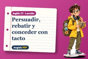 Lección de debate en inglés (C1) con Leo, el viajero de Anglais PDF