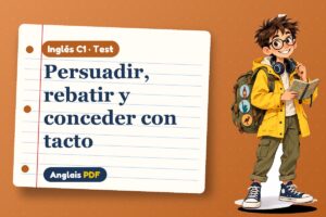 Test de debate en inglés (C1) con Leo, el viajero de Anglais PDF