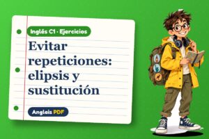 Ejercicios de elipsis en inglés (C1) con Leo, el viajero de Anglais PDF