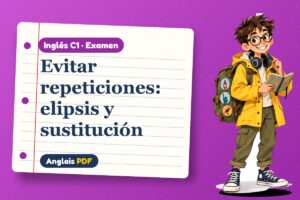 Examen de elipsis en inglés (C1) con Leo, el viajero de Anglais PDF