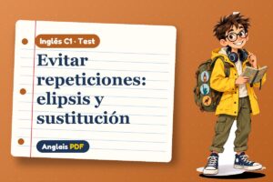 Test de elipsis en inglés (C1) con Leo, el viajero de Anglais PDF