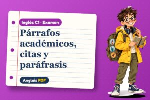 Examen de escritura académica (C1) con Leo, el viajero de Anglais PDF