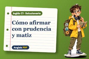 Solucionario de hedging en inglés (C1) con Leo, el viajero de Anglais PDF
