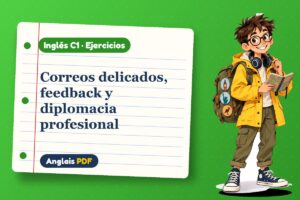Ejercicios de inglés profesional (C1) con Leo, el viajero de Anglais PDF