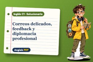 Solucionario de inglés profesional (C1) con Leo, el viajero de Anglais PDF