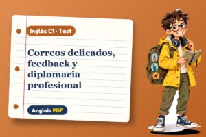 Test de inglés profesional (C1) con Leo, el viajero de Anglais PDF