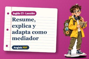 Lección de mediación en inglés (C1) con Leo, el viajero de Anglais PDF