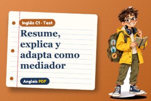 Test de mediación en inglés (C1) con Leo, el viajero de Anglais PDF