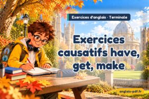 Exercices d'anglais terminale : Exercices causatifs have, get, make