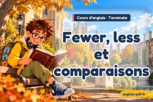 Cours d'anglais terminale : Fewer, less et comparaisons