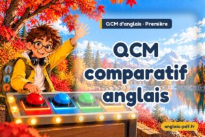 QCM d'anglais première : QCM comparatif anglais