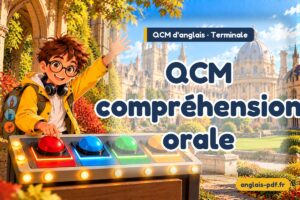 QCM d'anglais terminale : QCM compréhension orale