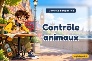 Contrôle d'anglais 6e : Contrôle animaux