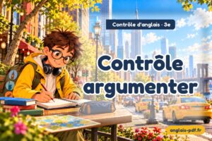Contrôle d'anglais 3e : Contrôle argumenter