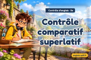 Contrôle d'anglais 5e : Contrôle comparatif superlatif