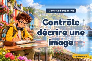 Contrôle d'anglais 4e : Contrôle décrire une image