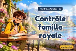 Contrôle d'anglais 5e : Contrôle famille royale
