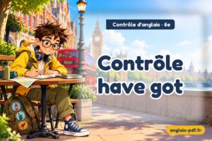Contrôle d'anglais 6e : Contrôle have got