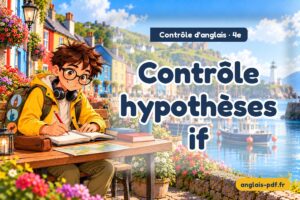 Contrôle d'anglais 4e : Contrôle hypothèses if