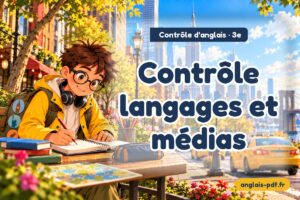 Contrôle d'anglais 3e : Contrôle langages et médias