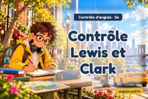 Contrôle d'anglais 3e : Contrôle Lewis et Clark