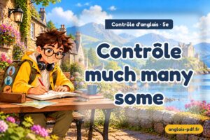 Contrôle d'anglais 5e : Contrôle much many some