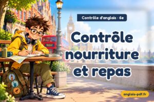 Contrôle d'anglais 6e : Contrôle nourriture et repas