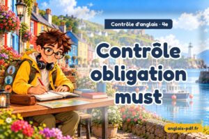 Contrôle d'anglais 4e : Contrôle obligation must