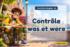 Contrôle d'anglais 6e : Contrôle was et were