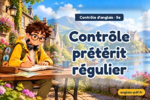 Contrôle d'anglais 5e : Contrôle prétérit régulier