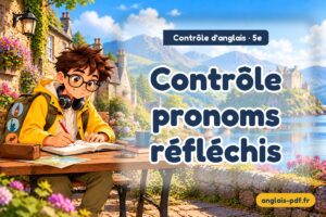 Contrôle d'anglais 5e : Contrôle pronoms réfléchis