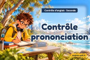 Contrôle d'anglais seconde : Contrôle prononciation
