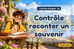 Contrôle d'anglais 5e : Contrôle raconter un souvenir