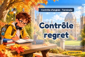 Contrôle d'anglais terminale : Contrôle regret