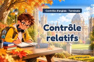 Contrôle d'anglais terminale : Contrôle relatifs